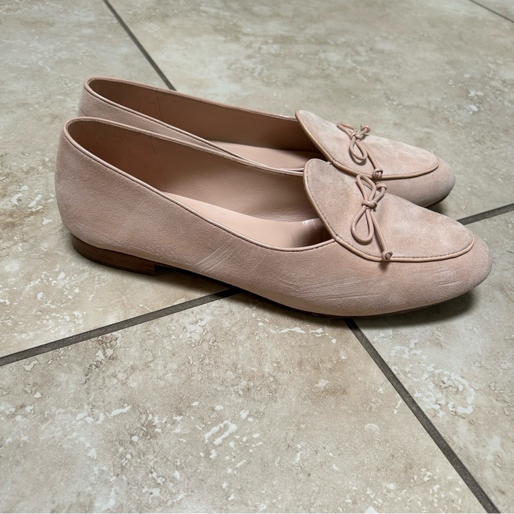 kate spade Blush Pink Suede Loafers - Picture 4 of 7